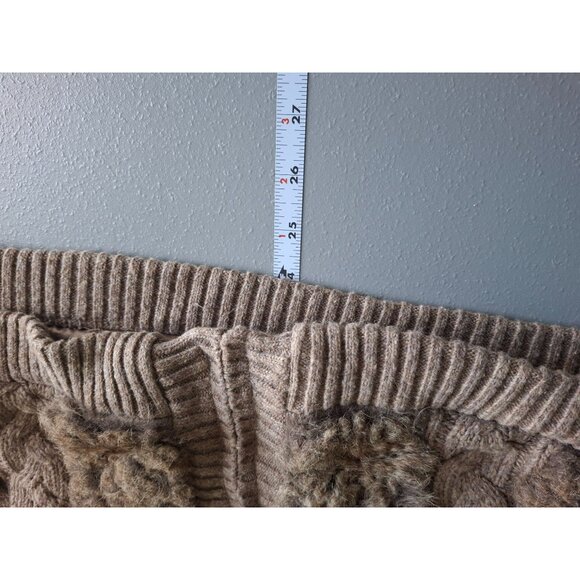 Green Tea Brown Vest Ladies' XL  Faux Fur Lining - Picture 8 of 8